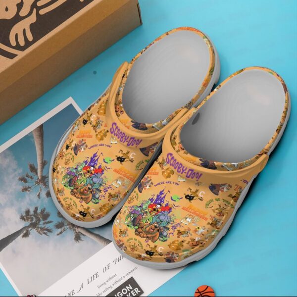 Happy Halloween Scooby Doo Cartoon Clogs For Kids & Adults
