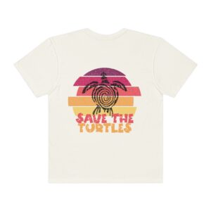 Trendy Comfort Colors Turtle Hawaii Tee for Coconut Girls VSCO Oversized Tshirt for Teens Y2K Preppy Clothes