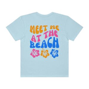 Retro Beachy Surf VSCO Girl Oversized Tee with Coconut Girl Design – Y2K Preppy Shirt for Teens