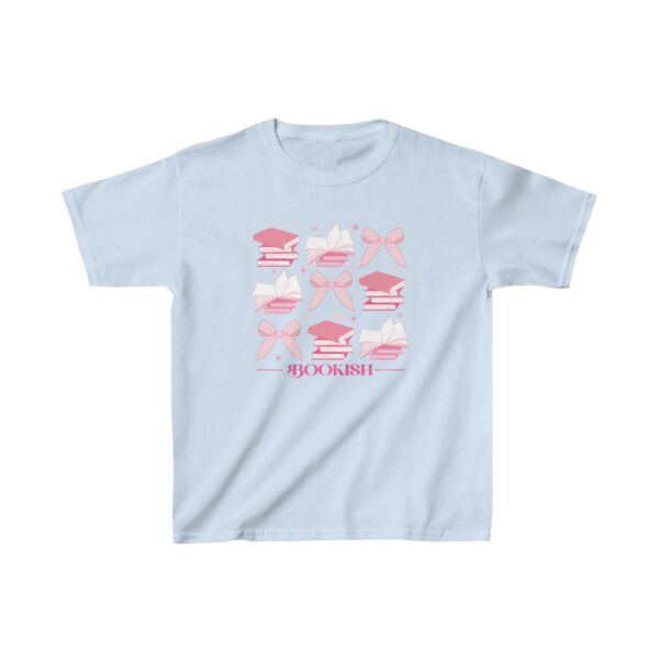 Bookish Coquette Bow Baby Tee: Y2K Graphic Tshirt for Girls