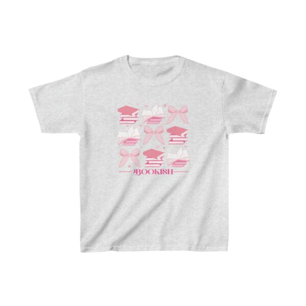 Bookish Coquette Bow Baby Tee: Y2K Graphic Tshirt for Girls