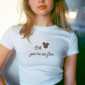 Disney Mickey Bar Snacks Baby Tee & Crop Top Collection: Retro Mouse & Y2K Coquette Shirt