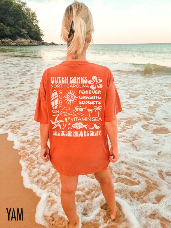 Retro Beach Shirt: Y2K Aesthetic Surf Tee for Summer – Coconut Girl Surfing Tshirt