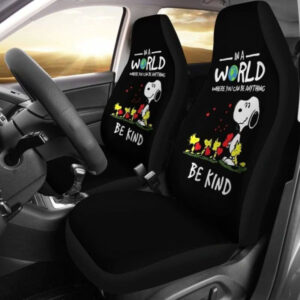 Be Kind Snoopy Car Seat Covers - Spread Positivity on the Go!