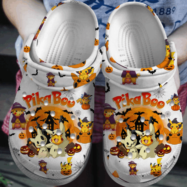 Pokemon Cartoon Crocs Crocband Clogs Shoes Comfortable For Men Women
