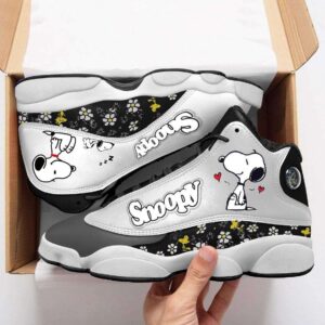 Snoopy Lazy Jordan 13 Sneakers  Gift for Men Women Shoes For Men Women