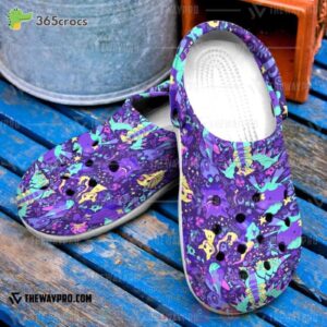 Anime Pokemon Ghost Seamless InspiredCrocs-Shoes Clog Shoes