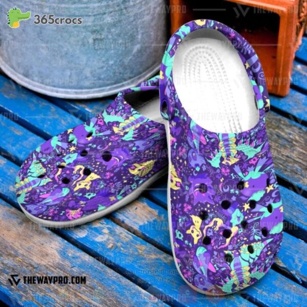 Anime Pokemon Ghost Seamless InspiredCrocs-Shoes Clog Shoes