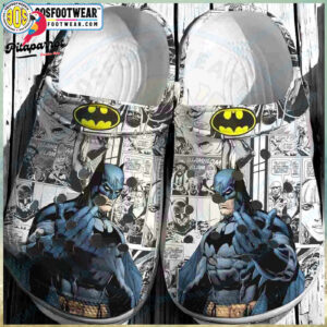 Batman Comic Themed DC Superhero Clog Shoes - Official Batman Clogs