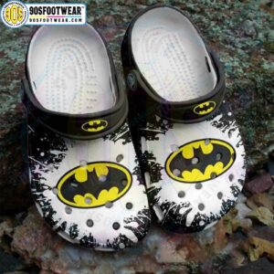 Batman Paint Splashes Clogs – DC Superhero Themed Shoes