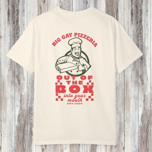 Big Gay Pizzeria Pride Shirt featuring WLW and Queer Art by Chappell Roan