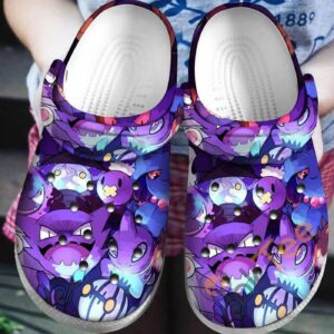 Blue Pokemon Galaxy Night Unisex Classic Clogs For Fans Unisex Gifts 2025
