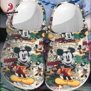 Clog Shoes - Clog Shoes Mickey Mouse and Minnie Mouse Cute