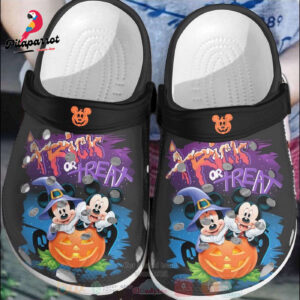 Clog Shoes - Clog Shoes Mickey Mouse and Minnie Mouse Halloween