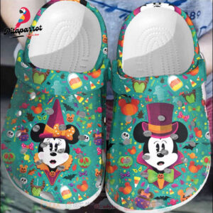 Clog Shoes - Clog Shoes Mickey Mouse and Minnie Mouse Witch