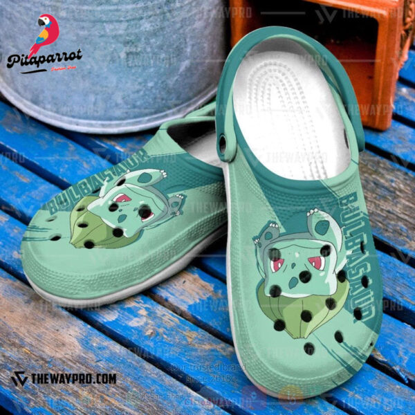 Croc Shoes – Clog Shoes Anime Pokemon Bulbasaur Inspired
