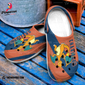 Croc Shoes - Clog Shoes Anime Pokemon Charizard Inspired