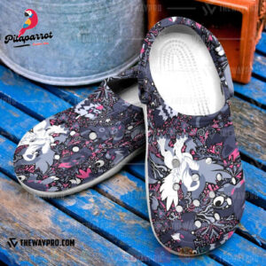 Croc Shoes - Clog Shoes Anime Pokemon Dark Inspired