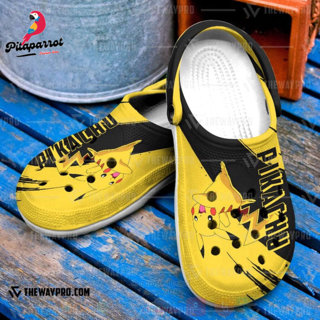 Croc Shoes – Clog Shoes Anime Pokemon Pikachu Inspired Croc Shoes – Clog Shoes Anime Pokemon Pikachu Inspired