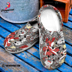 Croc Shoes - Clog Shoes Anime Pokemon Steel Inspired