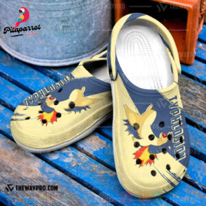 Croc Shoes - Clog Shoes Anime Pokemon Typhlosion Inspired