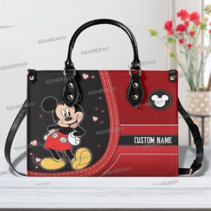 Personalized Mickey Mouse Leather Handbag - Perfect Mother s Day Gift for Mickey Lovers! 3