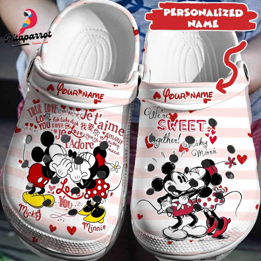 Customize Your Disney Magic Mickey MinnieClogs-Shoes 3D Clog Shoes Customize Your Disney Magic Mickey MinnieClogs-Shoes 3D Clog Shoes