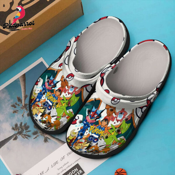 Cute Pokemon Pikachu White Unisex Classic Clogs For Fans Unisex Gifts 2025