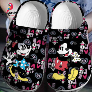 Disney Duo Delight: Mickey MinnieClogs-Shoes-Slippers 3D Clog Shoes