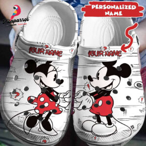 Disney Fantasies Made Real Personalized Mickey MinnieClogs-Shoes-Slippers 3D Clog Shoes