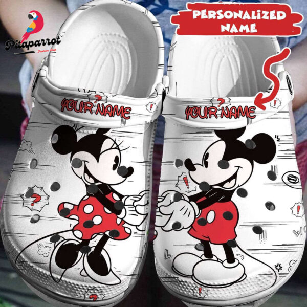Disney Fantasies Made Real Personalized Mickey MinnieClogs-Shoes-Slippers 3D Clog Shoes
