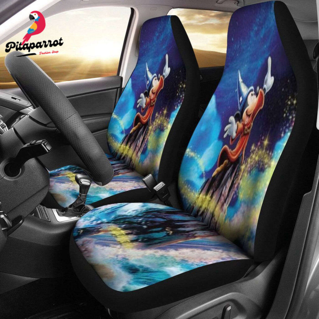 Disney King Mickey Mouse Car Seat Cover – Stylish Protection for Your Car Seats Disney King Mickey Mouse Car Seat Cover – Stylish Protection for Your Car Seats