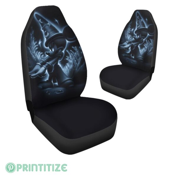 Disney Mickey Mouse Black Theme Car Seat Cover – Fun & Stylish Design