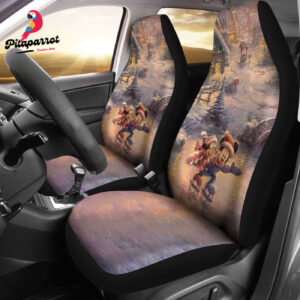 Disney Mickey Skate Boarding Snow Car Seat Cover - Fun & Protective Design