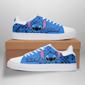 Disney Stitch 01 Stan Smith Shoes Leather Low Top Skate Sneaker ST0534