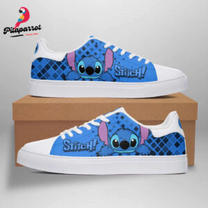 Disney Stitch 01 Stan Smith Shoes Leather Low Top Skate Sneaker ST0534