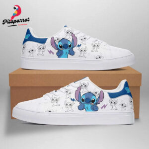 Disney Stitch Custom 02 Stan Smith Shoes Leather Low Top Skate Sneaker ST0535