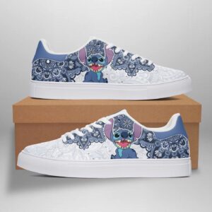 Disney Stitch Custom 04 Stan Smith Shoes Leather Low Top Skate Sneaker ST0537