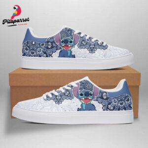 Disney Stitch Custom 04 Stan Smith Shoes Leather Low Top Skate Sneaker ST0537