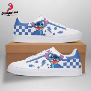 Disney Stitch Lightning Stan Smith Shoes Leather Low Top Skate Sneaker ST0540