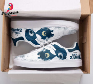 Disney’s Lilo And Stitch Low Top Leather Skate Shoes