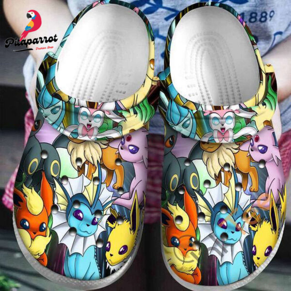 Eevee Collab Pokemon Unisex Classic Clogs For Fans Unisex Gifts 2025