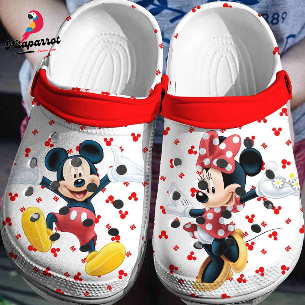 Fun filled Footwear Mickey MinnieClogs-Shoes-Slippers 3D Clog Shoes Perfect for Disney Fans Fun filled Footwear Mickey MinnieClogs-Shoes-Slippers 3D Clog Shoes Perfect for Disney Fans