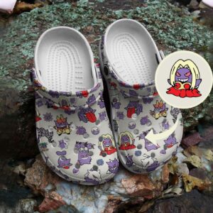 Gengar Cosplay Pokemon Clogs, Purple Color