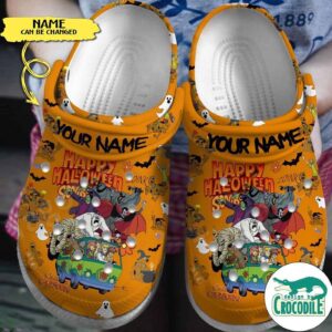 Happy Halloween Scooby Doo Custom Name Special Clogs
