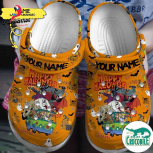 Happy Halloween Scooby Doo Custom Name Special Clogs
