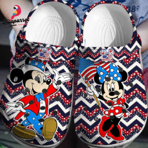 July 4th Mickey MinnieClogs-Shoes-Slippers 3D Clog Shoes