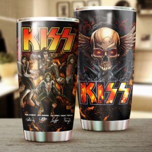 Kiss Band tumbler cup  Hat Gift for Men Women