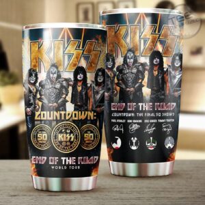 Kiss Band tumbler cup  Hat Gift for Men Women