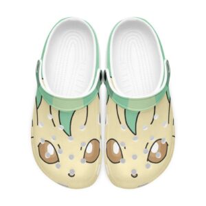 Leafeon Pokemon Custom'' Clogs for Men Women Men Women Kids 3